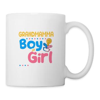 Pink or Blue Grandmamma Loves You Best - Tasse - Weiß - Rechts