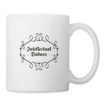Intellectual Badass Man / Woman - Mug - white - Right
