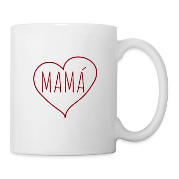 Mamà heart - Mug - white - Right