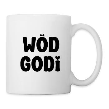 Wöd Godi beste Godi Taufpatin Österreich Taufe - Tasse - Weiß - Rechts
