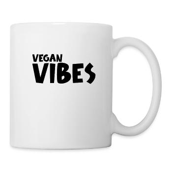 Vegan Plant Based Gesundheit Heilung Detox - Tasse - Weiß - Rechts