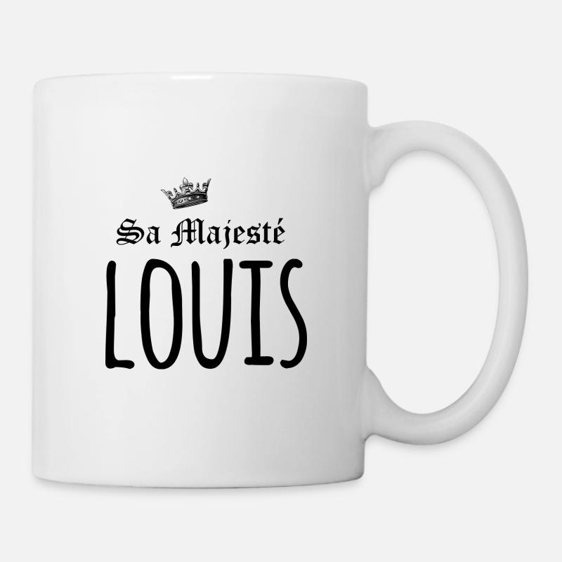 Sa majesté Louis - Mug blanc - blanc
