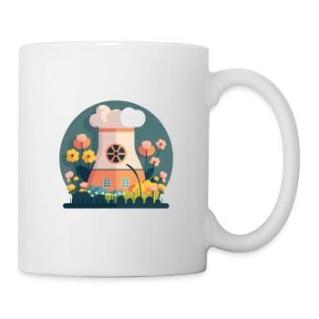 Flower Power Green Energy 2 - Tasse - Weiß - Rechts