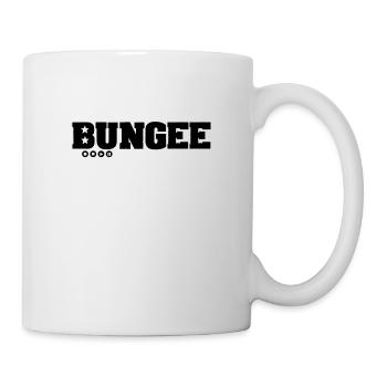 Bungee Logo schwarz - Tasse - Weiß - Rechts