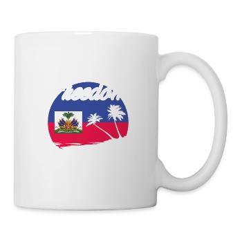 Début du Fier Mois du patrimoine haïtien Haïti La liberté a commencé - Mug blanc - blanc - Droite