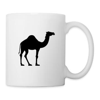 Chameau - Mug blanc - blanc - Droite
