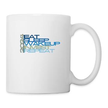 vorsätze 2024 - Tasse - Weiß - Rechts