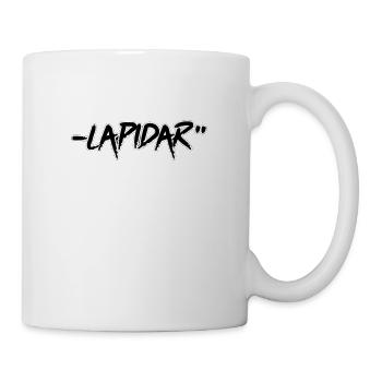 DJ Lapidar - Tasse - Weiß - Rechts