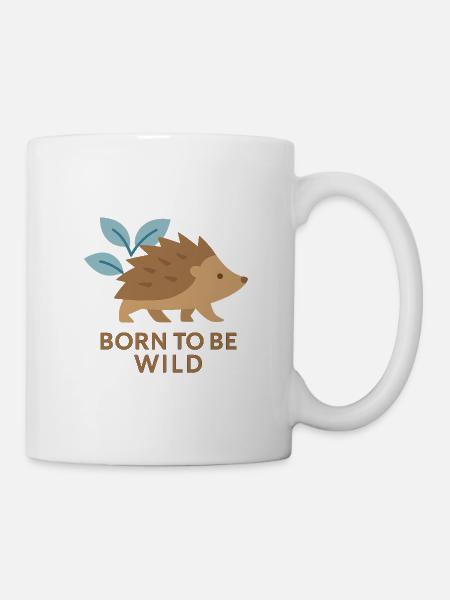 Igel - Tasse - Weiß