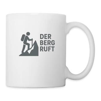 Der Berg ruft - Tasse - Weiß - Rechts