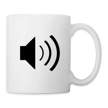 Speaker PC Computer icon - Mug - white - Right