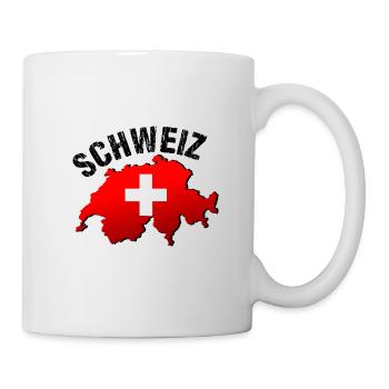 Schweiz - Tasse - Weiß - Rechts
