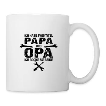 Opa - Tasse - Weiß - Rechts