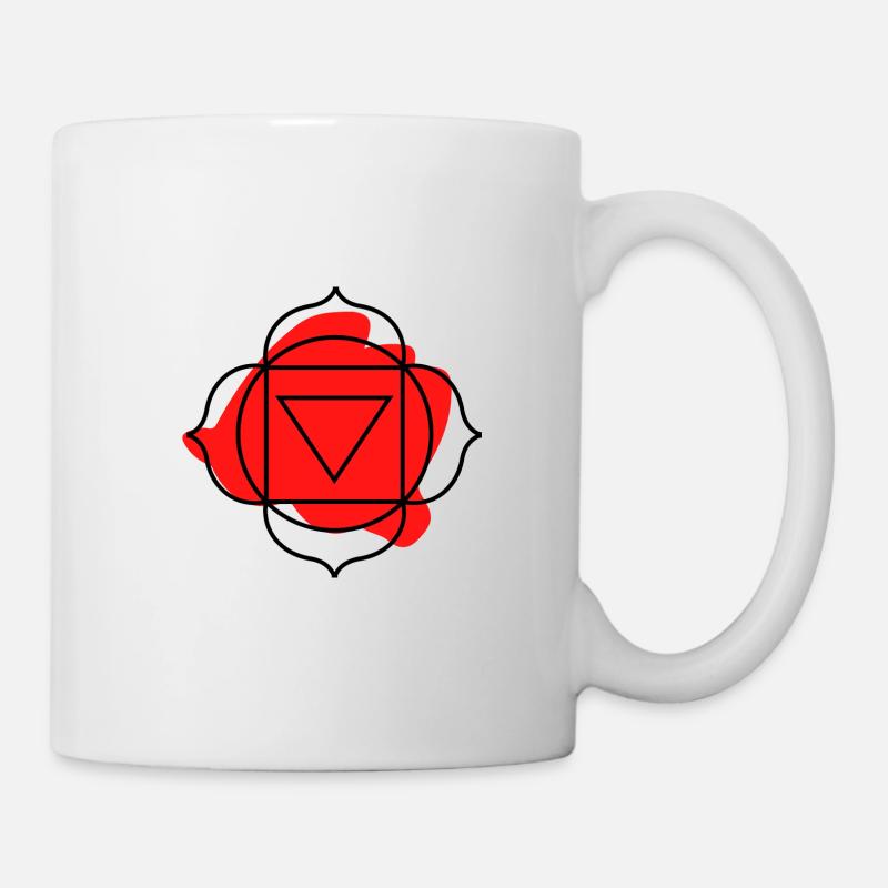 CHAKRA Muladhara - Tasse - Weiß