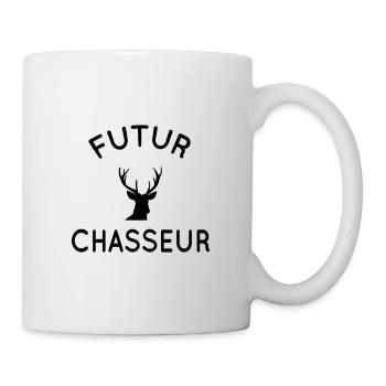 Futur chasseur - Idée cadeau - Cadeau chasse - Mug blanc - blanc - Droite