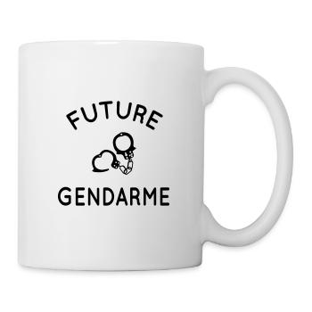 Future gendarme - Idée cadeau - Gendarmerie - Mug blanc - blanc - Droite