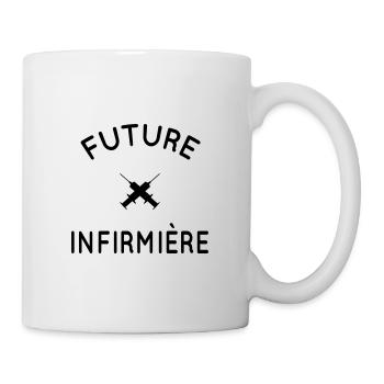 Future infirmière - Idée cadeau - Mug blanc - blanc - Droite