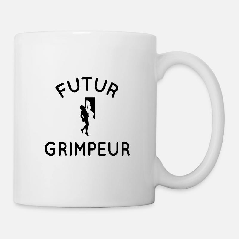 Futur grimpeur - Idée cadeau - Escalade - Mug blanc - blanc