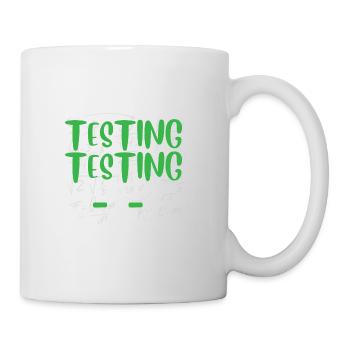 Drôle de jour d’examen Professeur d’examen École des élèves - Mug blanc - blanc - Droite
