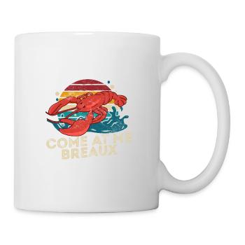 Retro Crawfish Bil Come At Me Breaux Seafood - Mug blanc - blanc - Droite