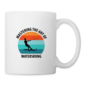 Water skis, water skis, water skiers - Mug - white - Right
