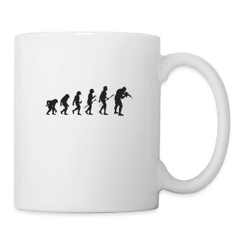Military Evolution - Mug - white - Right