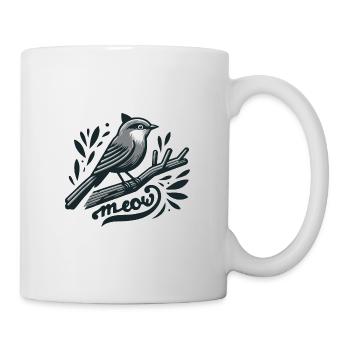 Funny Birdwatching Gray Catbird - Mug - white - Right