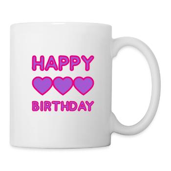 HAPPY BIRTHDAY - Mug blanc - blanc - Droite