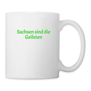 Geilste Sachsen - Tasse - Weiß - Rechts