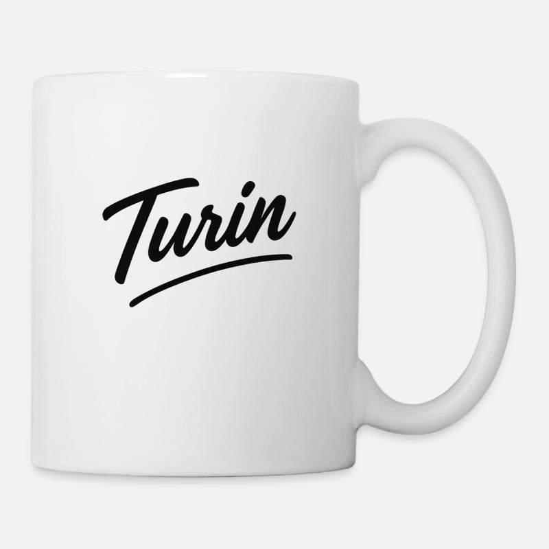 Turin Script Hand Lettering - Mug - white