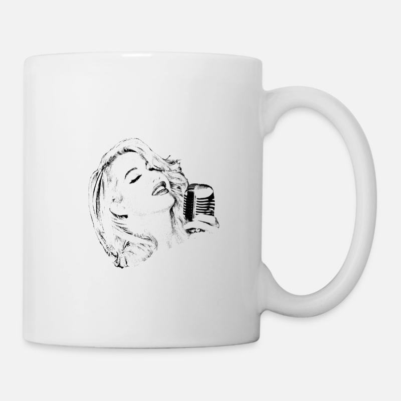 Singer - Mug - white