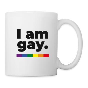 I am homosexual - LGBTQI+ saying - Mug - white - Right
