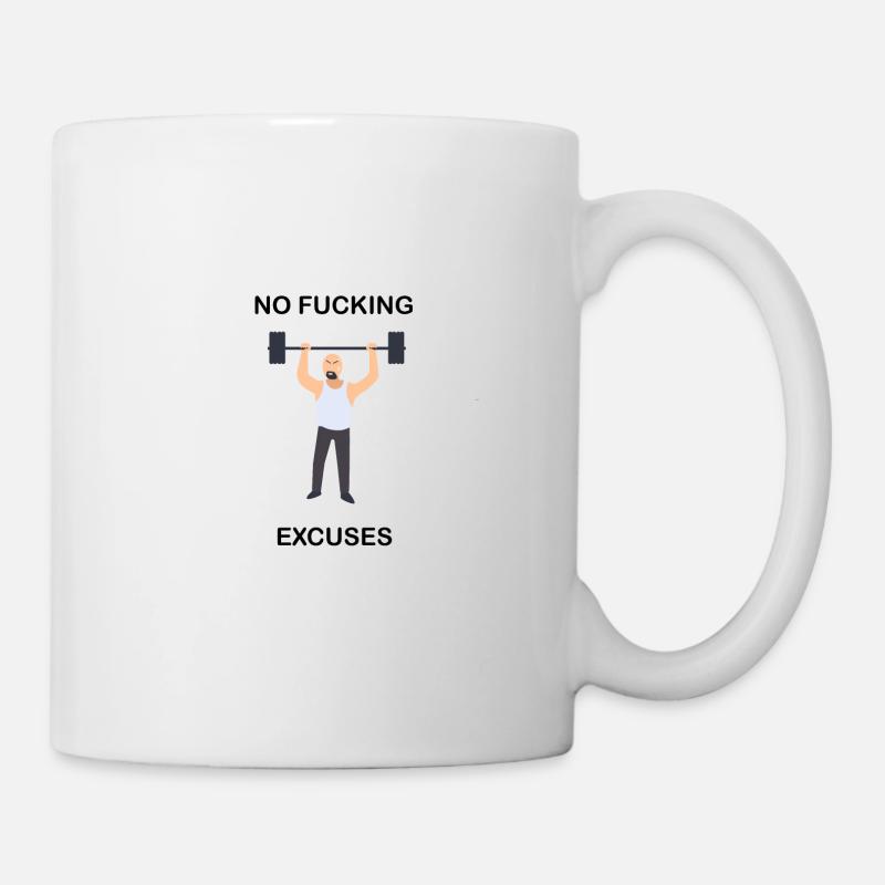 Sport saying. Training. Motivation. Gym. Gift - Mug - white