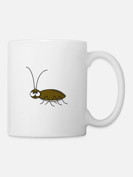 Schabe - Tasse - Weiß