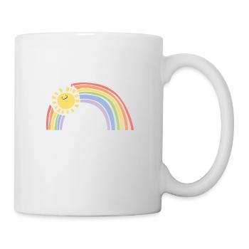 LGBTQ Trans Gay Pride Is It Gay Here Proud Ally - Mug - white - Right