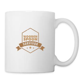 Wooden Spoon Survivor Proud Italian I Survived - Tasse - Weiß - Rechts