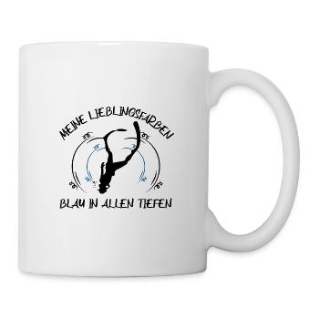 Taucher tauchen Sporttaucher Gerätetauchen - Tasse - Weiß - Rechts