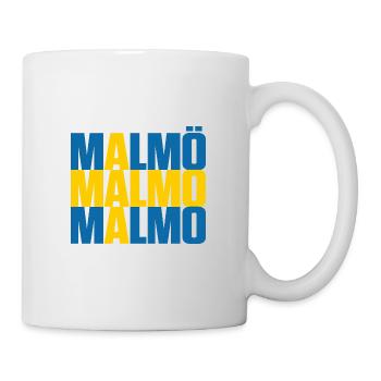 Malmö Sweden Flag - Mug - white - Right