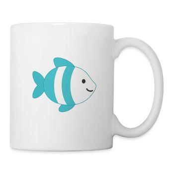 Fish striped - Mug - white - Right