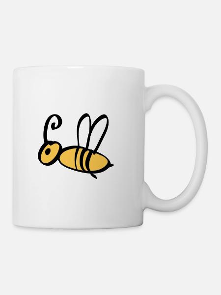 bee / honeybee 2c - Tasse - Weiß