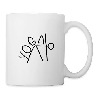 Conception d’exercices de yoga - Mug blanc - blanc - Droite