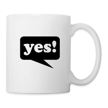 Yes - Yes to life - Mug - white - Right