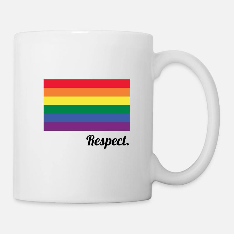 Respect LGBT gay lesbienne - Mug blanc - blanc