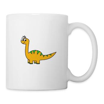 Dinosaure - Mug blanc - blanc - Droite