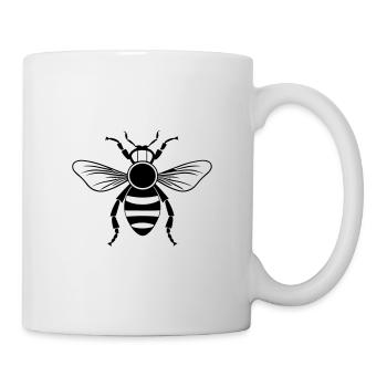 Biene - Tasse - Weiß - Rechts