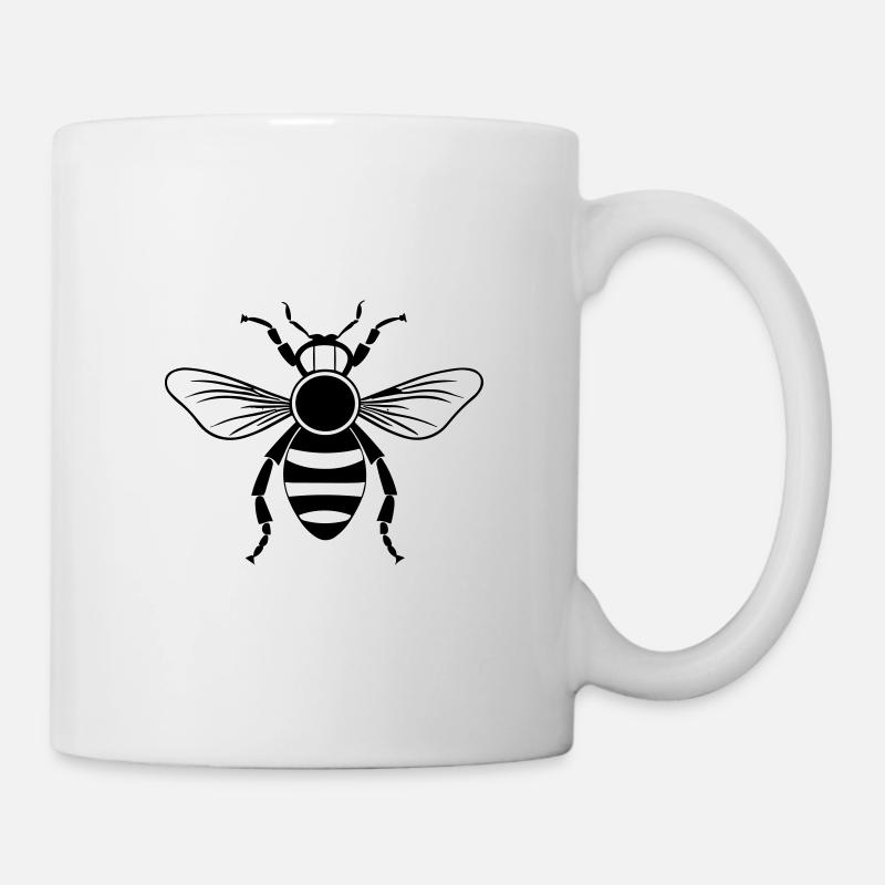 Biene - Tasse - Weiß