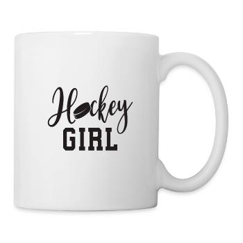 Hockey Fille Hockey Sur Glace Fille Sports D’hiver - Mug blanc - blanc - Droite