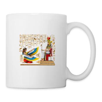 Ägyptische Göttin Maat Isis - Tasse - Weiß - Rechts