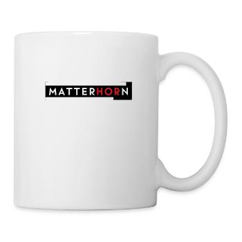 Lettrage minimal du Cervin Design suisse moderne - Mug blanc - blanc - Droite