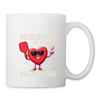 Pickleball ist mein Valentinstagsgeschenk - Tasse - Weiß - Rechts
